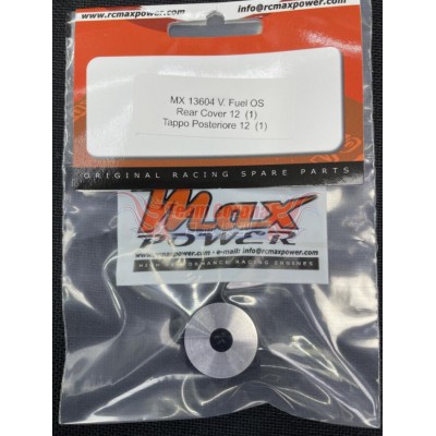 Max Power 13604 V Fuel Backplate for OS Speed .12 engine 